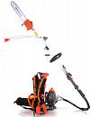 Ранцевый кусторез (высоторез) бензиновый Husqvarna 535FBX (POL, 34,6 куб.см., 1,6 кВт/ 2,2 л.с., 13", 33 см, разъемная штанга, X-Torq, 12,4 кг.)