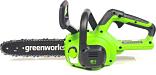 Аккумуляторная цепная пила Greenworks G24CS25 10" c АКБ 4 А/ч и ЗУ