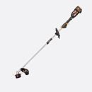 Мотокоса аккумуляторная Worx WG186E.1 с 2 АКБ 4 А/ч и ЗУ (PRC, BL 2х20В, 3Т нож + леска 2.4 мм, Command Feed, 3.0 кг)