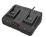 Зарядное устройство Worx WA3772 двойное (20В, 2х1А)