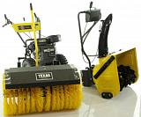 Комбимашина Texas Combi 800TGE с щеткой 80 см. и снегоуборщиком 61 см. (PRC, Texas TG720ES, 212 куб.см., эл/стартер 220В, 136 кг.)