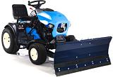 Садовый трактор Нева MT1-ZS с отвалом и рамой-противовесом (дека - опция)