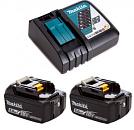Набор Makita LXT 191L74-5: аккумулятор BL1850B х 2 шт + ЗУ DC18RC быстрой зарядки
