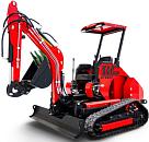 Гусеничный экскаватор RED Rhino RBZ-10 базовая комплектация, Lifan 15 л.с., глубина копания 2,1 м., ковш 250 мм., 1100 кг.