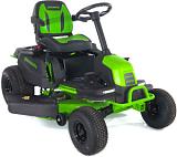 Садовый минирайдер GreenWorks GC82LT107 аккумуляторный с 6 АКБ 5 А/ч и ЗУ двойное 3 шт (PRC, BL 82В, 107 см, 6 слотов для АКБ, LED-фара, 207 кг)