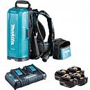 Ранцевый адаптер Makita PDC01 для аккумуляторов LXT с АКБ BL1850B x 4 и ЗУ DC18RD (4 АКБ х 18В) арт.191C62-8 