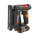 Степлер строительный аккумуляторный Worx WX843 с АКБ 2 А/ч и ЗУ (PRC, 20В, 85 гв., кейс, 1.5 кг)