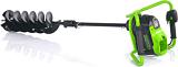 Мотобур аккумуляторный GreenWorks GC-AUGER с шнеком 20 см. без АКБ и ЗУ (PRC, BL 82В, 110 Нм, для одного/двух операторов, реверс, 19.5 кг)