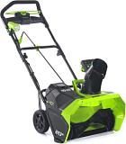 Снегоуборщик аккумуляторный GreenWorks GD40ST без АКБ и ЗУ (PRC, BL 40В, ширина 51 см, фара, 15 кг)