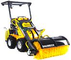 Универсальная машина мини-погрузчик Baumech ML-02 Pro + гидравлическая щётка 115 см. + каркас безопасности с двигателем Zongshen GB750 V-Twin