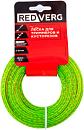 Леска Redverg 3.0 мм, квадратная витая, армированная, 15 м.
