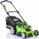 Газонокосилка аккумуляторная GreenWorks G40LM49DB Twin Force без АКБ и ЗУ (PRC, 40В, 49 см, 2 слота для АКБ, пластик, мульчирование, 60 л, 19.3 кг)