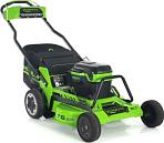 Газонокосилка аккумуляторная самоходная GreenWorks 82LM30S без АКБ и ЗУ (PRC, BL 82В, 76 см, сталь, 3 слота для АКБ, мульчирование, 85 л, 85 кг)