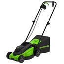 Газонокосилка электрическая GreenWorks GD1200LM32 (PRC, 32 см, 1200 Вт, плаcтик, 30 л, 9.2 кг)