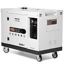 Дизельный генератор Daewoo DDAE 10000SE 2024 в шумозащитном кожухе (PRC, 531 см3, 14 л.с., 7.2/8.0 кВт, электростарт, колеса, ATS, 16 л, 160 кг)